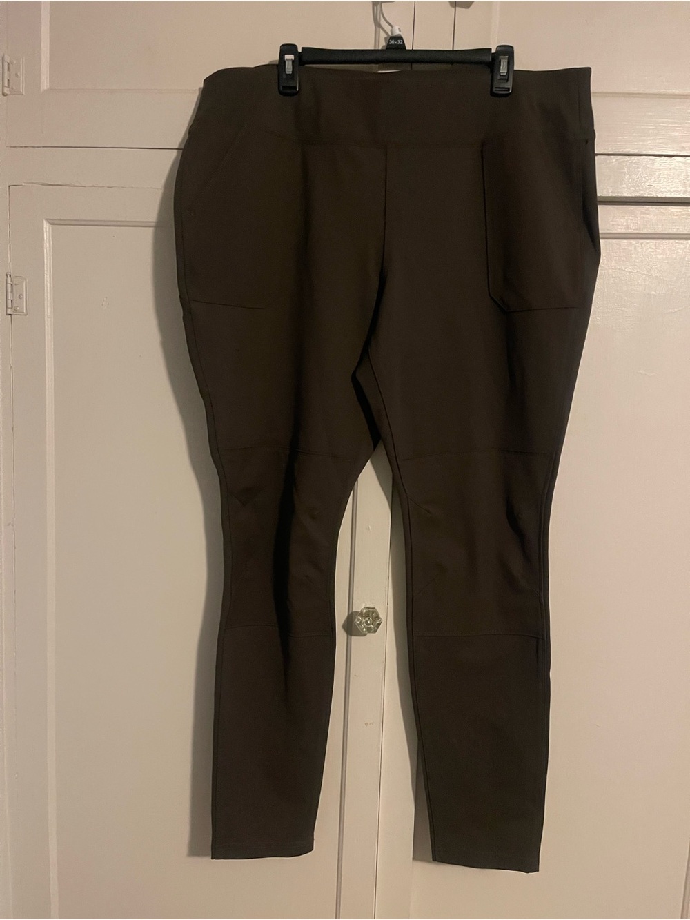 Carhartt Olive-Brown High-Rise Ponte Utility Leggings XXL Tall